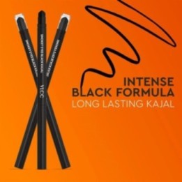 Vlcc Smokey Eyes Black Kajal - Intense Black Color Long Lasting