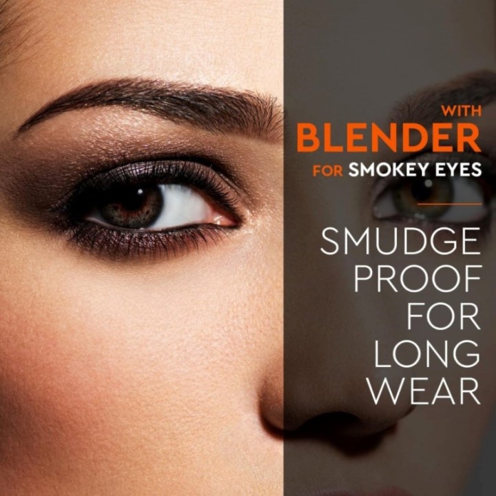 Vlcc Smokey Eyes Black Kajal - Intense Black Color Long Lasting