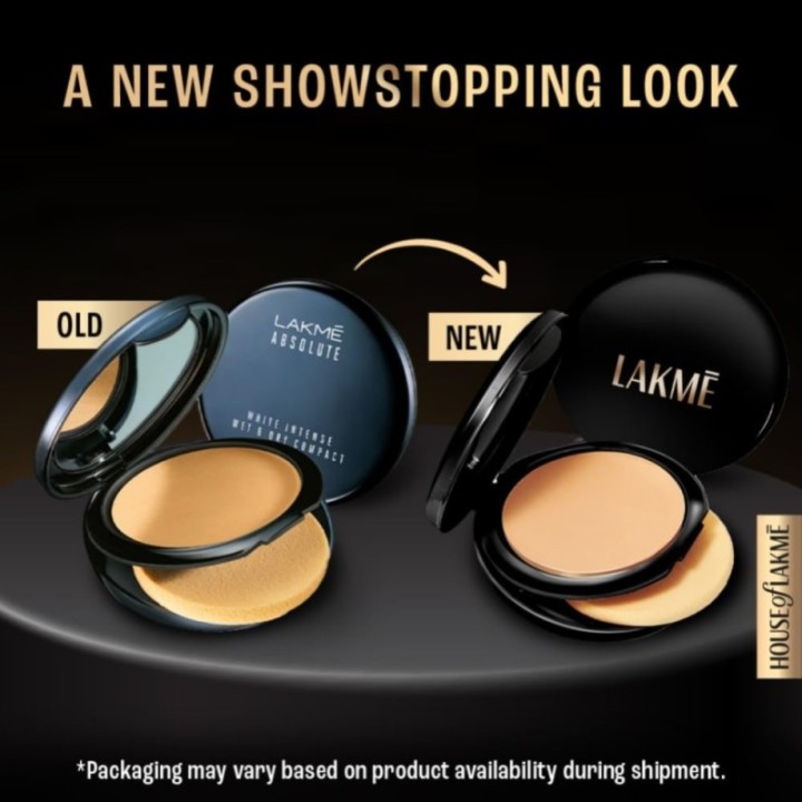 Lakme Absolute White Intense Wet and Dry Compact, Almond Honey