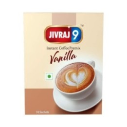 Jivraj 9 Instant Coffee Vanilla 10 Sachets