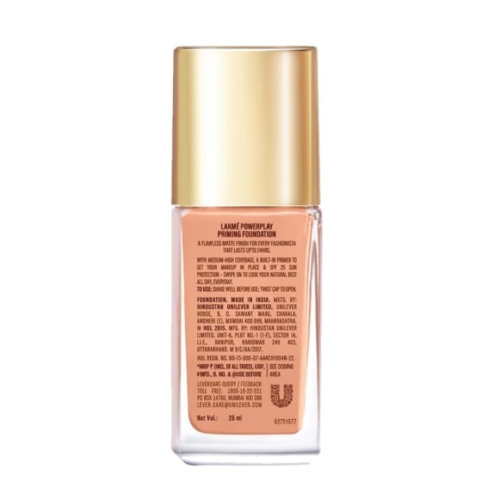 Lakmé 9to5 Primer + Matte Perfect Cover Liquid Full Coverage