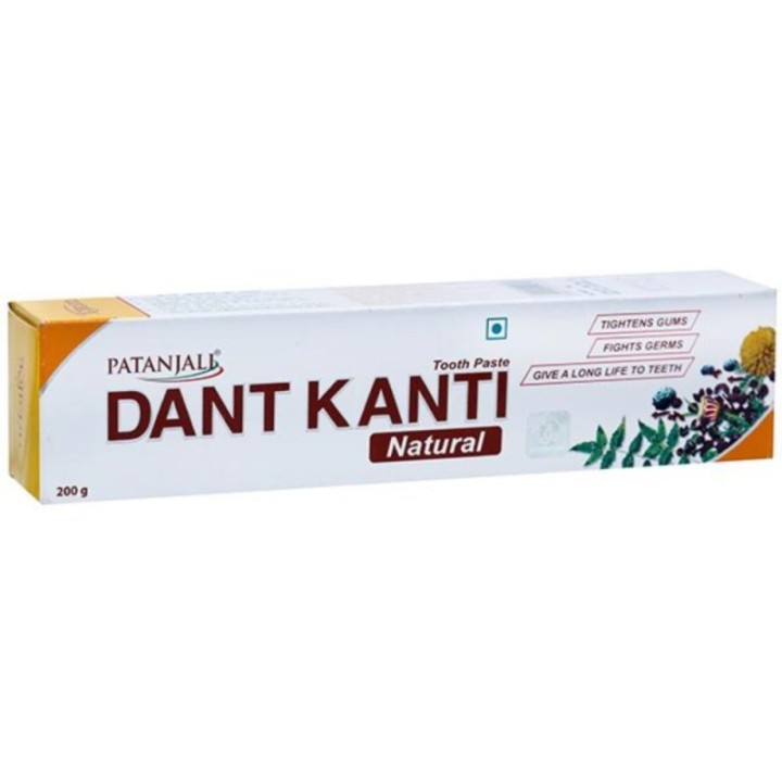 Patanjali Dant Kanti Natural Power Toothpaste, (Pack of 2), Each 200g