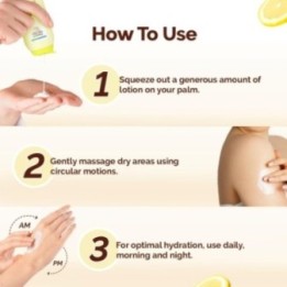 Mamaearth Vitamin C Daily Glow Brightening Body Lotion (200ml)