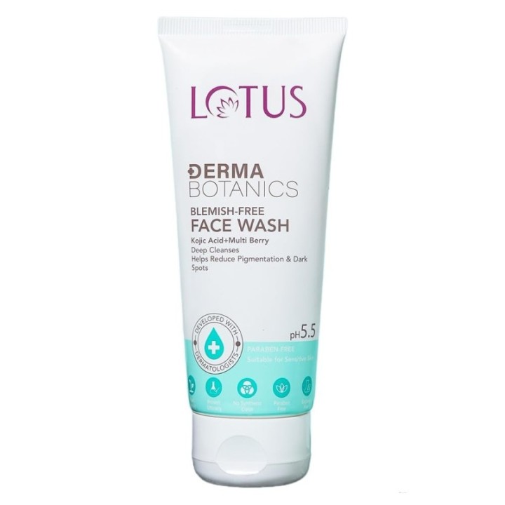 Lotus Dermabotanics Kojic Acid Multi Berry Face Wash (100g)