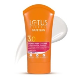 Lotus Herbals Safe Sun Non-Greasy Sunscreen Cream SPF 30 (100g)