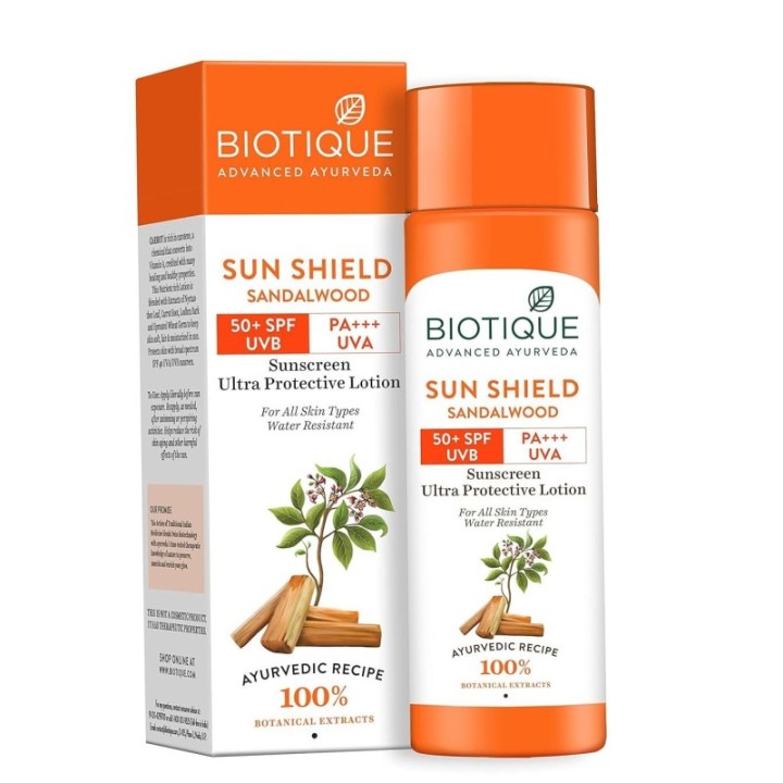 Biotique Bio Sandalwood Ultra Soothing Sunscreen SPF 50+ (190ml)