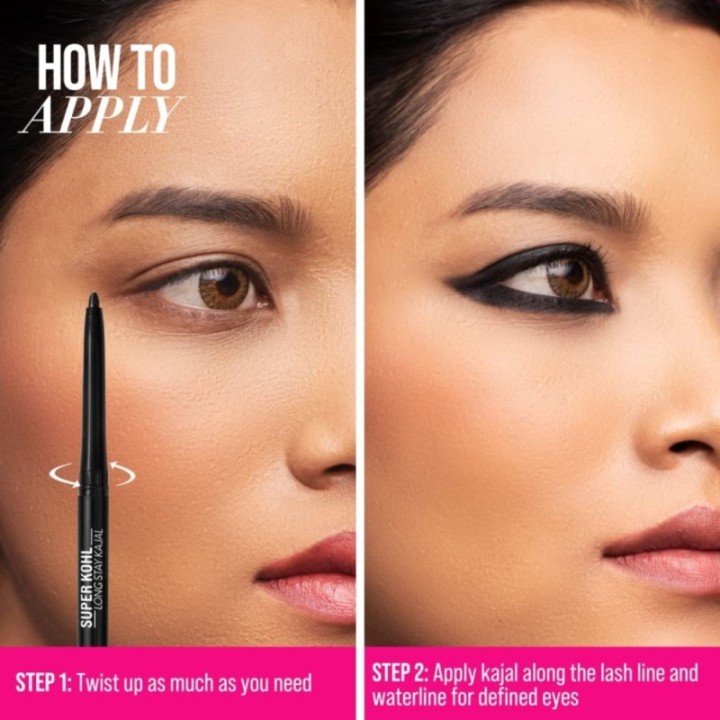 Myglamm Super Kohl Long Stay Kajal Matte Finish - Black Eye Kajal