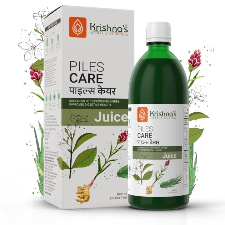 Krishna's Herbal & Ayurveda Piles Care Ayurvedic Juice (1L)
