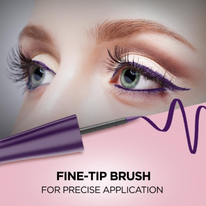 Facescanada Magneteyes Color Eyeliner Gel - Dramatic Purple,glossy