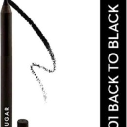 Sugar Cosmetics Stroke of Genius Heavy-Duty Kohl 01 Back to Black