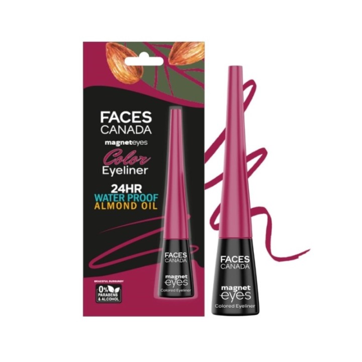 Facescanada Magneteyes Color Eyeliner Gel - Graceful Burgundy,glossy