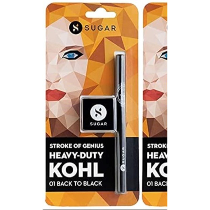 Sugar Cosmetics Stroke of Genius Heavy-Duty Kohl 01 Back to Black