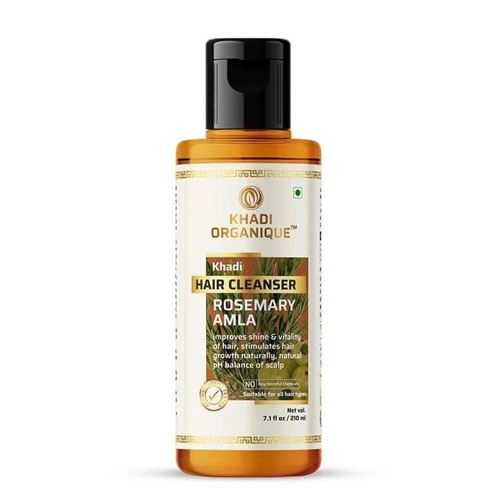 Khadi Organique Rosemary Amla Hair Cleanser (210ml)