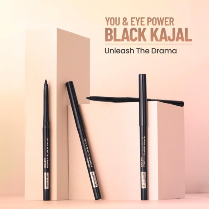 Swiss Beauty You & Eye Power Black Kajal Waterproof & Smudge-Proof