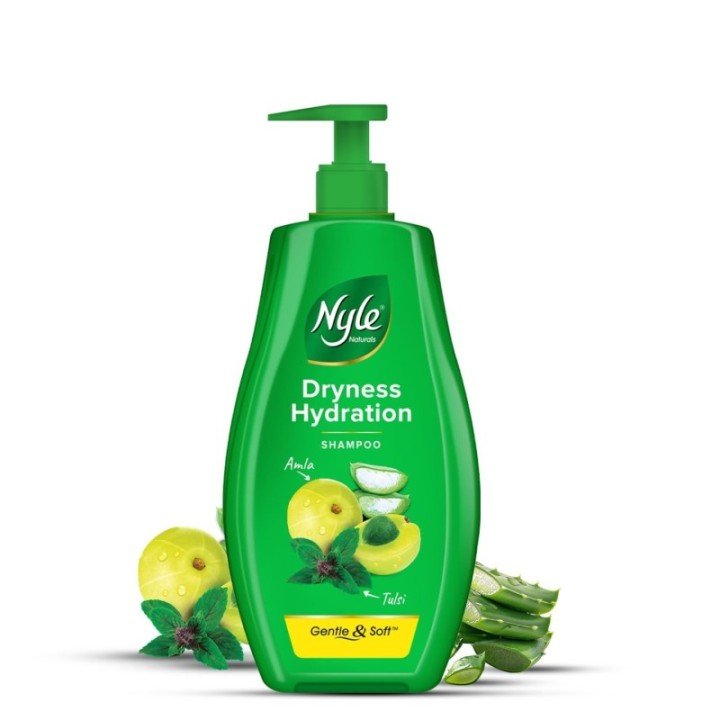 Nyle Naturals Dryness Hydration Balanced Tulsi & Amla Shampoo (800ml)
