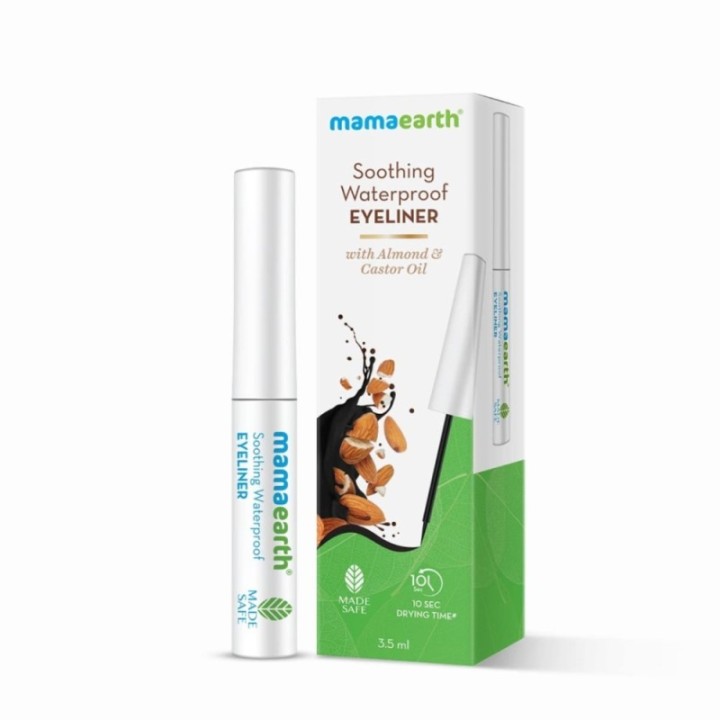 Mamaearth Soothing Waterproof Glossy Finish Liquid Eyeliner