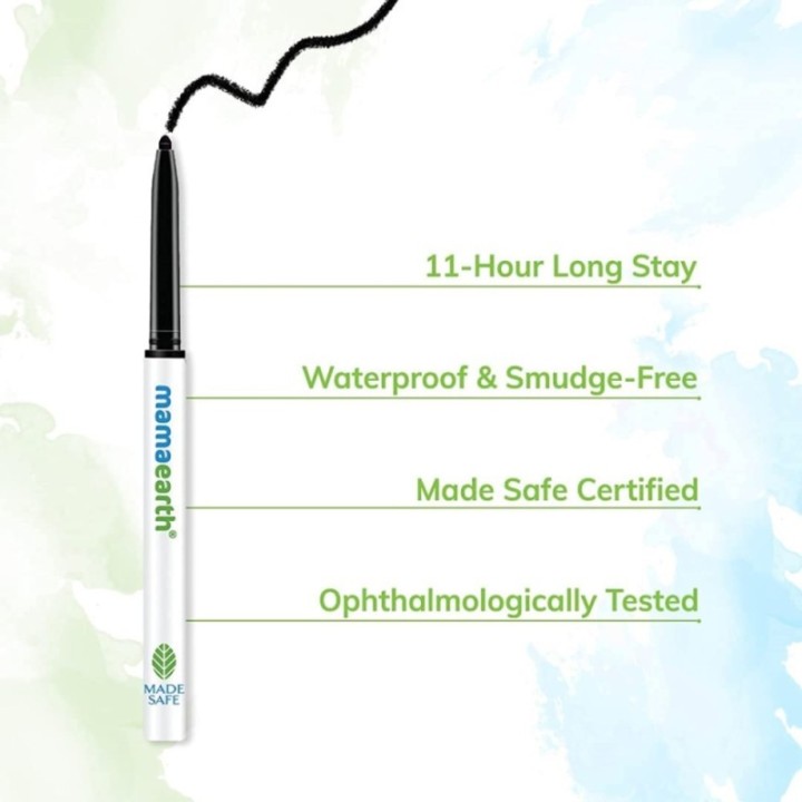 Mamaearth Long Stay Kajal Pencil Black Retractable Waterproof