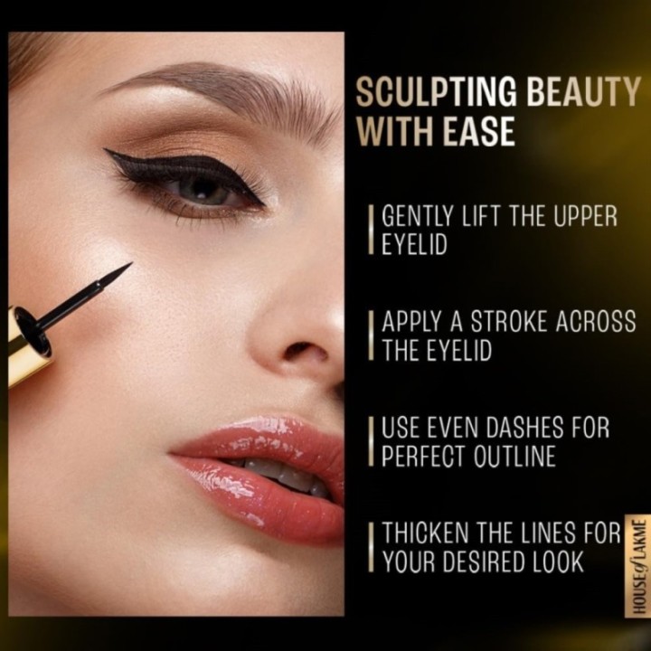 Lakme Unreal Precision Liquid Eye Liner - Black 4.5 Ml