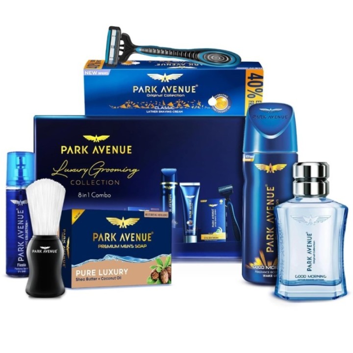 Park Avenue Luxury Grooming Collection 8 in 1 Combo Grooming Kit
