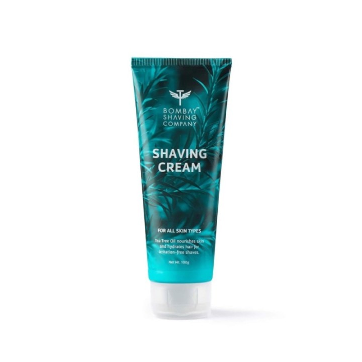 Bombay Shaving Company Shaving Cream with Tea Tree Oil, Aloe Vera