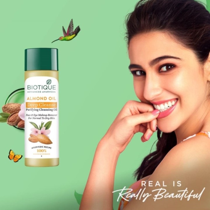 Biotique Bio Almond Oil Soothing Face & Eye Makeup Cleanser