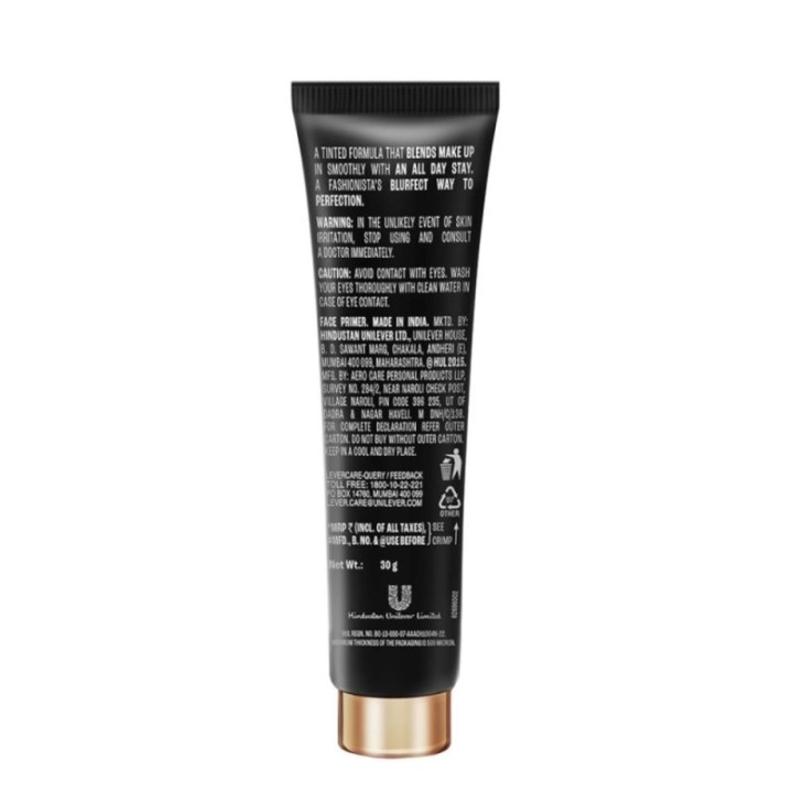 Lakme Unreal Blurfect Primer, Mattifies & Blurs Pores, / 10ml