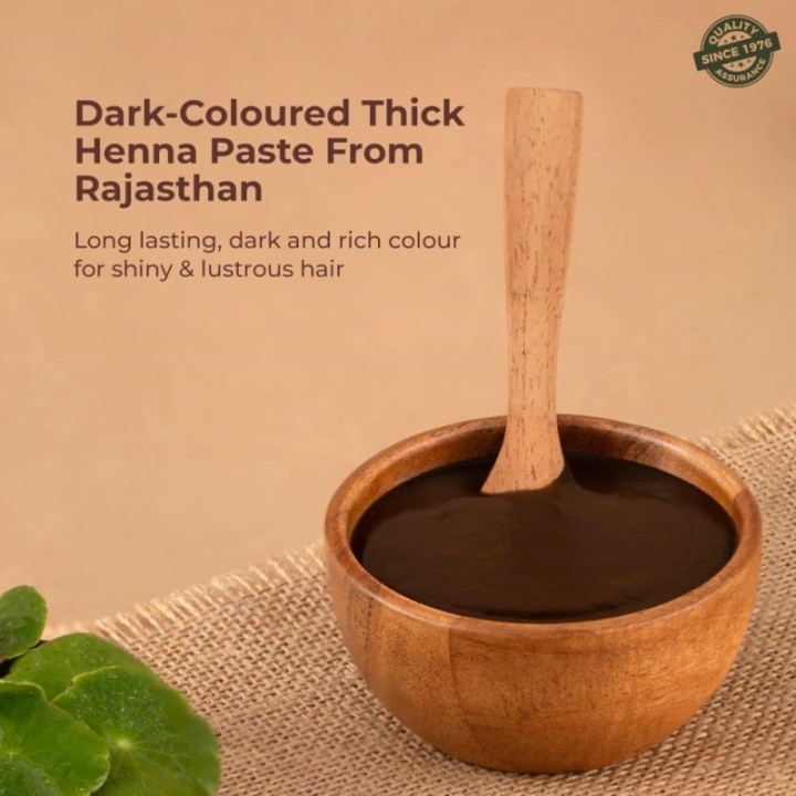 Indusvalleybioorganic Herbal Henna with Bhringraj & Shikakai -, Brown