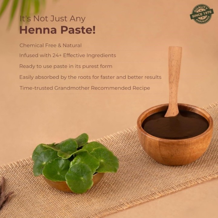 Indusvalleybioorganic Herbal Henna with Bhringraj & Shikakai -, Brown