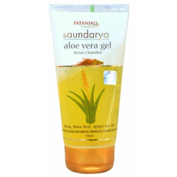Patanjali Saundarya Aloe Vera Gel Kesar Chandan 150ml