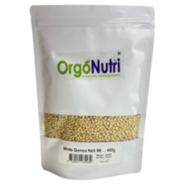 Orgonutri White Quinoa – Premium Gluten-Free Superfood, High Protein