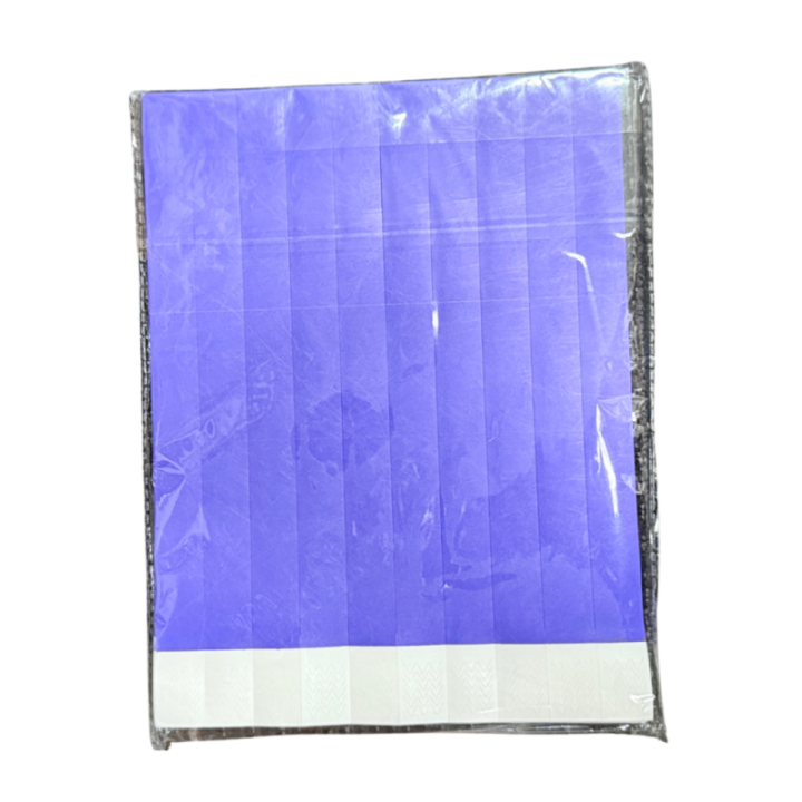 Tyvek Paper Wristbands – Waterproof Adhesive Event Armbands