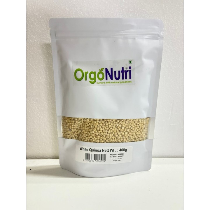 Orgonutri White Quinoa – Premium Gluten-Free Superfood, High Protein