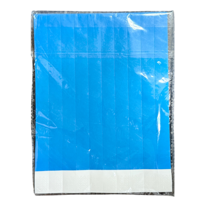 Tyvek Paper Wristbands – Waterproof Adhesive Event Armbands