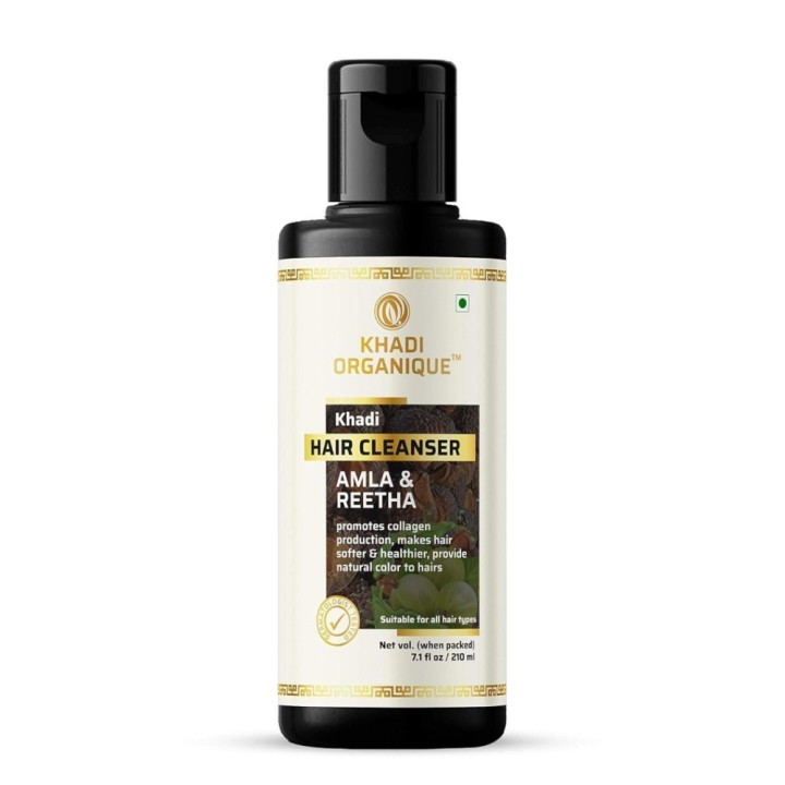 Khadi Organique Amla & Reetha Hair Cleanser 210 Ml