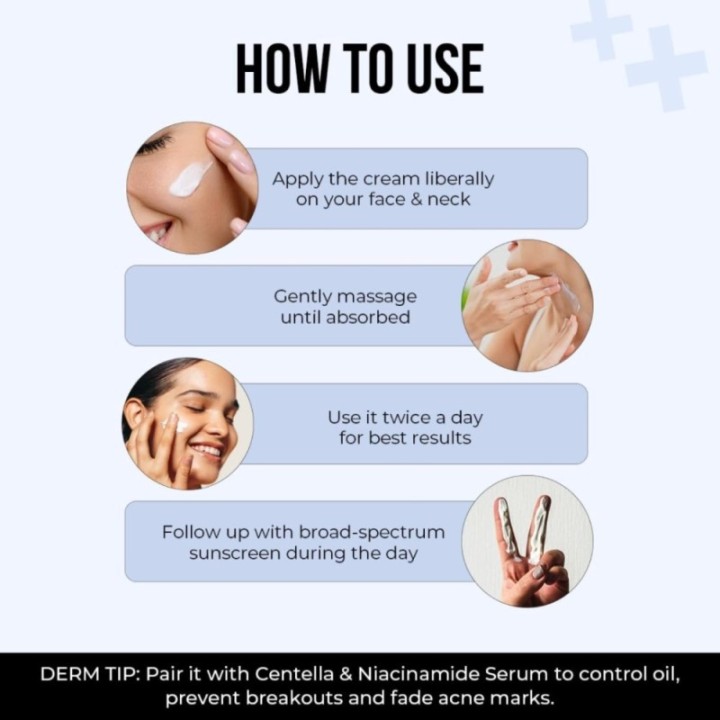 Dr. Sheth's Centella and Niacinamide Moisturizing Cream for Oily