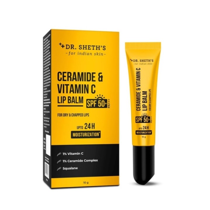 Dr. Sheth's Ceramide & Vitamin C Lip Balm Heals Dry & Chapped Lips