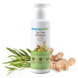 Mamaearth Tea Tree Shampoo, with Tea Tree & Ginger Oil for Dandruff