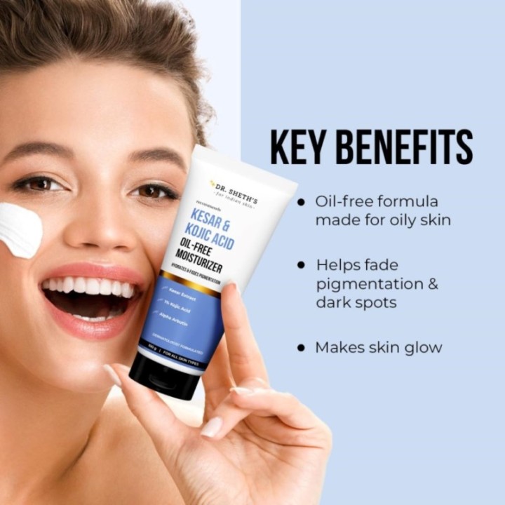 Dr. Sheth's Kesar & Kojic Acid Oil-Free Moisturizer