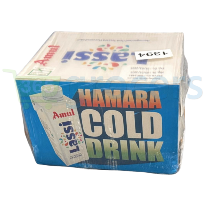Amul Lassi Rose Flavor 1 Liter Carton (12 X ) 1l