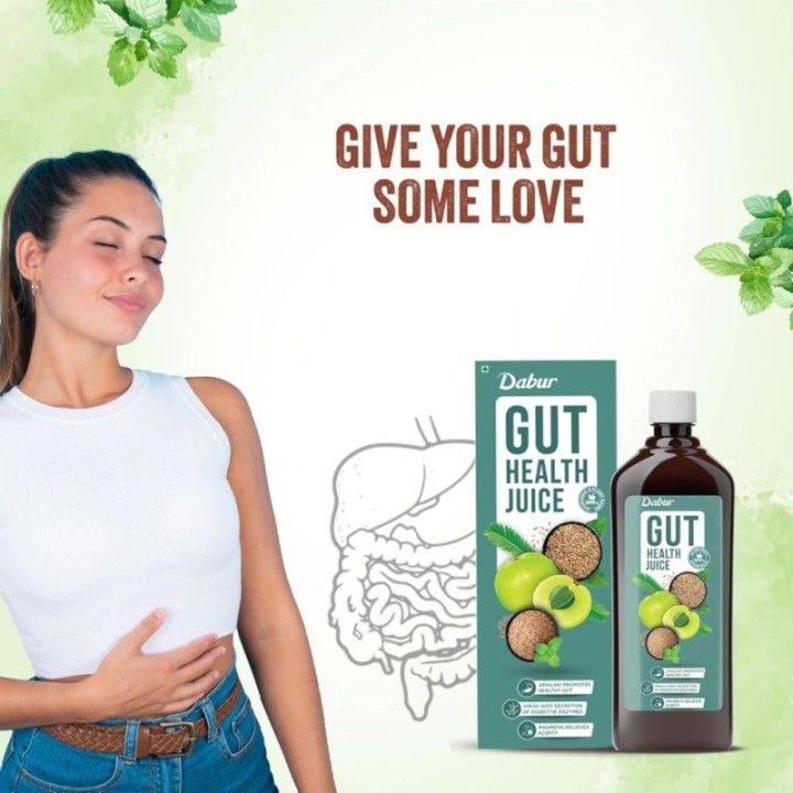 Dabur Gut Health Juice - 100% Natural & Ayurvedic All in One
