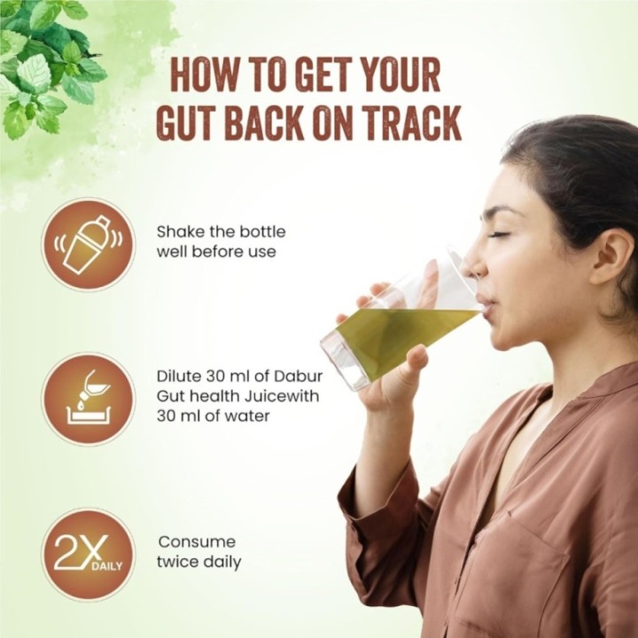 Dabur Gut Health Juice - 100% Natural & Ayurvedic All in One