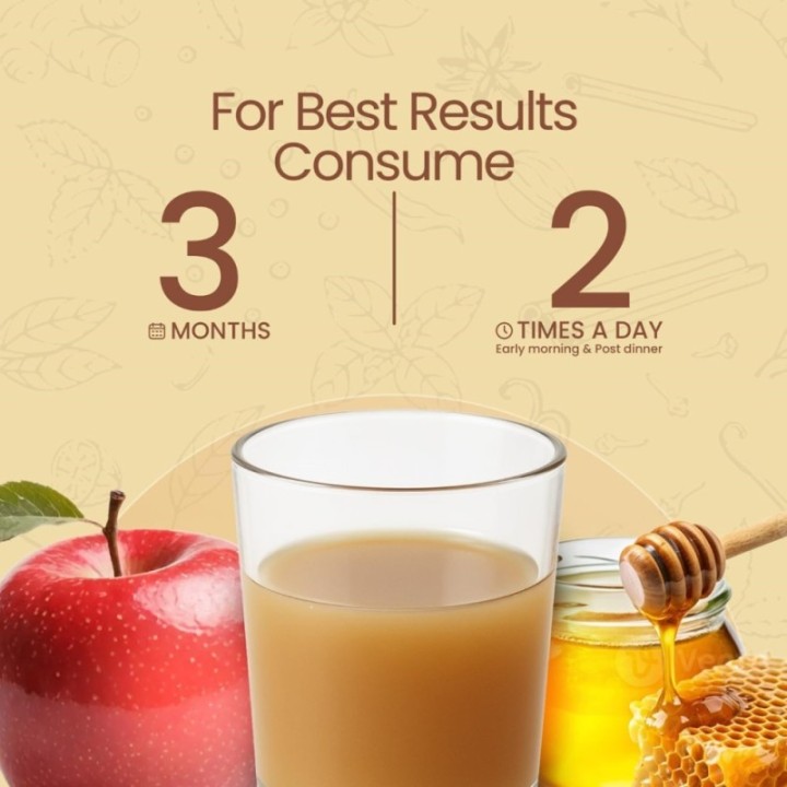 Krishna's Herbal & Ayurveda Cholesterol Care Juice - Contains Honey