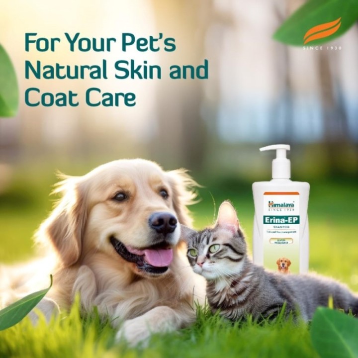 Himalaya Erina-Ep Shampoo Tick & Flea Control for Dogs & Cats