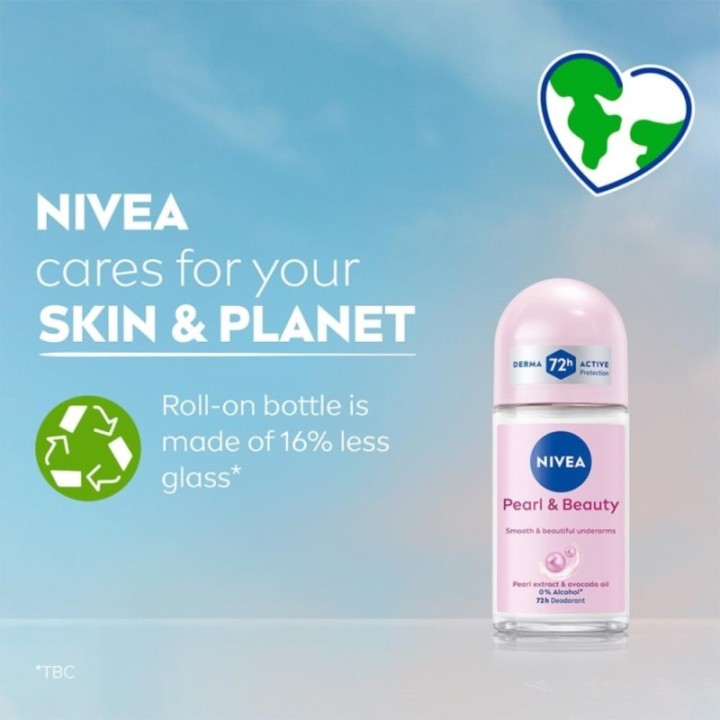 Nvea Pearl and Beauty Deo Underarm Roll on with Pearl Extracts