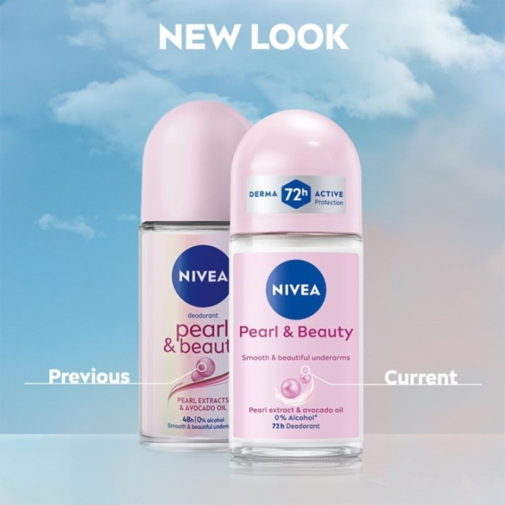 Nvea Pearl and Beauty Deo Underarm Roll on with Pearl Extracts