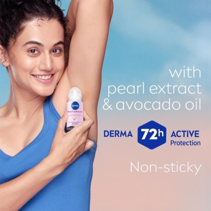 Nvea Pearl and Beauty Deo Underarm Roll on with Pearl Extracts