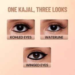 Plum Eye-Swear-By Smudge-Proof Twist-Up Kajal - Deep Black