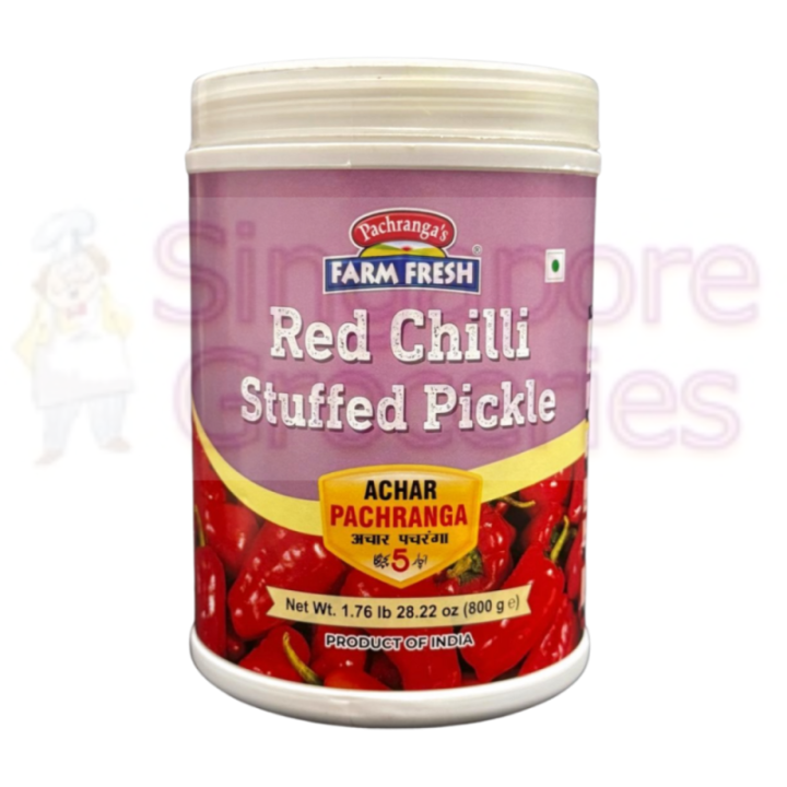 🌶️ Pachranga's Farm Fresh Red Chilli Stuffed Pickle - Product