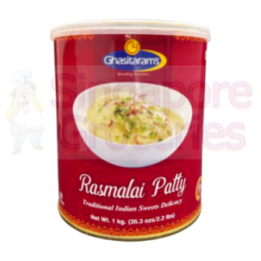 Ghasitaram's Rasamalai Patty Authentic Indian Sweet Dish Pack