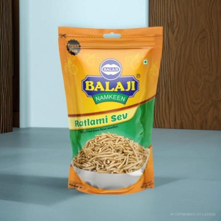 Balaji Namkeen Rattami Sev Traditional Indian Snack - Crispy